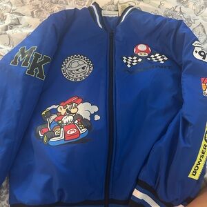 Mario Kart Kids Blue Jacket